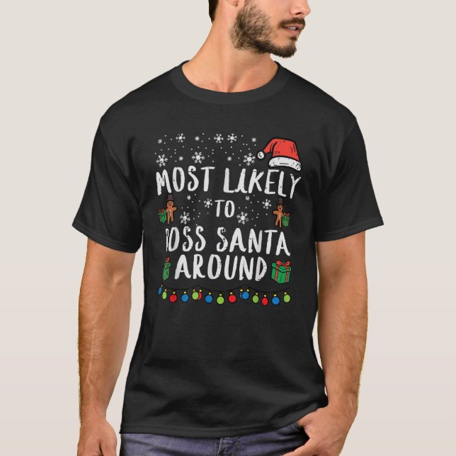 Weihnachtsboss Weihnachtsmannschaft Weihnachten We T-Shirt (Vorderseite)
