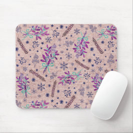 Weihnachtsbouquet - Dusty Rose Mousepad