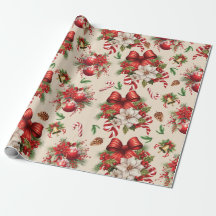 Weihnachtsbows Bells Blume Candy Cane