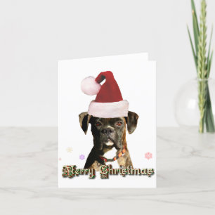 Weihnachtsboxer notecard feiertagskarte