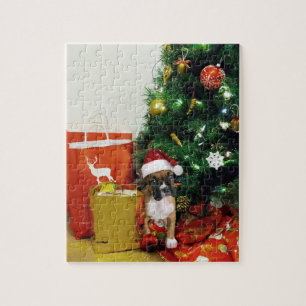 Weihnachtsboxer Puzzle