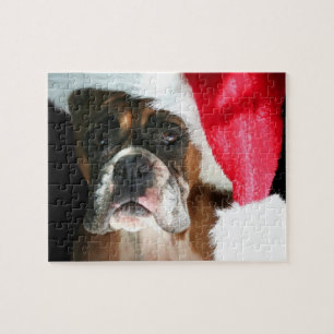 Weihnachtsboxhund Puzzle