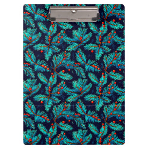 Weihnachtsbrand-Muster-82397 Klemmbrett