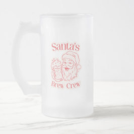 Weihnachtsbräu-Crew Mattglas Bierglas