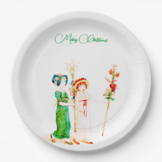 Weihnachtsbrauch Pappteller