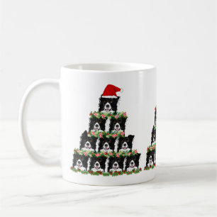 Weihnachtsbräuner Weihnachtsbaum Kaffeetasse