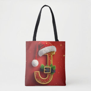 Weihnachtsbrief J Monogramm Festkranz 🎅