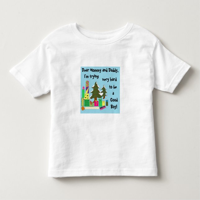 Weihnachtsbrief Kleinkind T-shirt (Vorderseite)