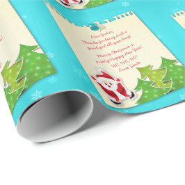 Weihnachtsbrief von Weihnachten Geschenkpapier