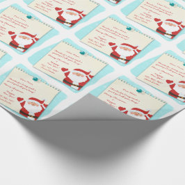 Weihnachtsbrief von Weihnachten Geschenkpapier