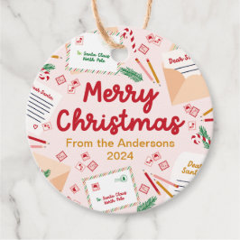 Weihnachtsbriefe & Briefe an den Weihnachtsmann -  Geschenkanhänger