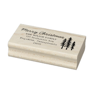 Weihnachtsbriefe Calligrafie Frohe Weihnachten Gummistempel