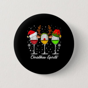 Weihnachtsbrille aus Wein Weihnachten Weihnachten  Button