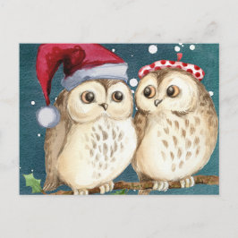 Weihnachtsbrille Feiertagspostkarte