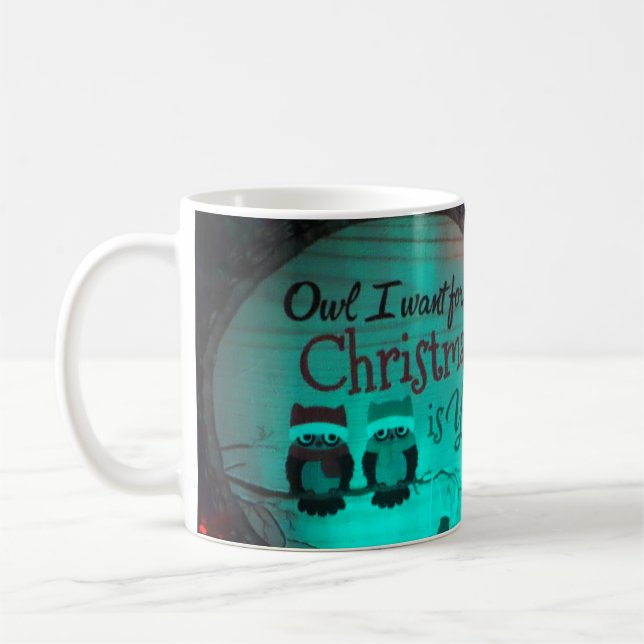 Weihnachtsbrille Kaffeetasse (Links)