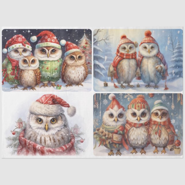 Weihnachtsbrille Seidenpapier (Vorderseite)