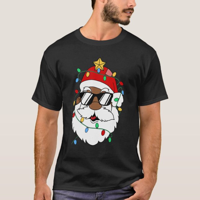 Weihnachtsbrille Weihnachten Weihnachten Weihnacht T-Shirt (Vorderseite)