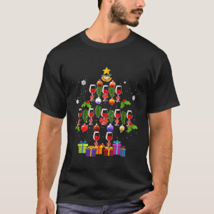 Weihnachtsbrillen für Wein Weihnachten Weihnachten T-Shirt