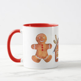 Weihnachtsbrotgeschenk Zwei-Tone-Tasse Tasse