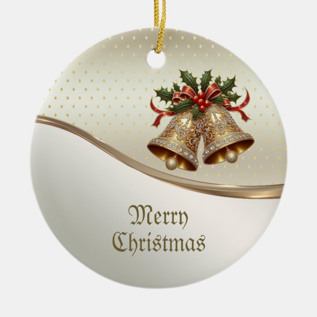 Weihnachtsbrötler Weihnachtsfeiertage Keramik Ornament (Vorne)
