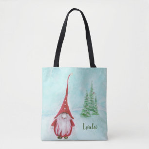 Weihnachtsbrücke Personalisierte Whimsical Tote Ta