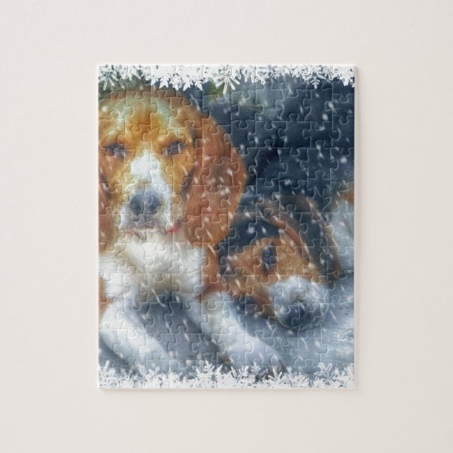 Weihnachtsbrüder Puzzle (Vertikal)