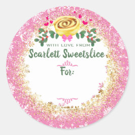 Weihnachtsbrunnen Backbäckerei bis von Runder Aufkleber