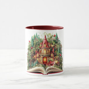 Weihnachtsbuch-Design Tasse