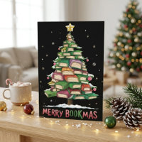 Weihnachtsbuch "Lover Tree Librarian Merry Bookmas