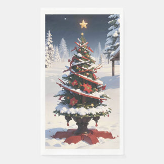 Weihnachtsbuch Napkin Serviette
