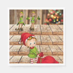Weihnachtsbuch Napkins, Elf Serviette