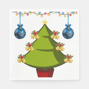 Weihnachtsbuch Napkins, Frohe Weihnachten Serviette