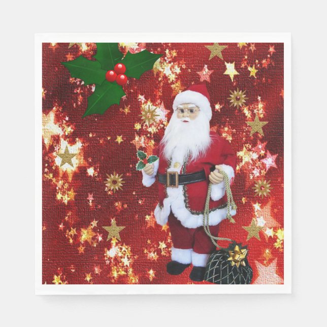 Weihnachtsbuch Napkins, Frohe Weihnachten, Weihnac Serviette (Vorderseite)