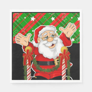 Weihnachtsbuch Napkins, Frohe Weihnachten Weihnach Serviette