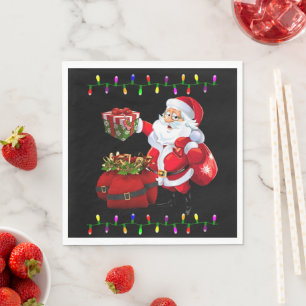 Weihnachtsbuch Napkins, Frohe Weihnachten Weihnach Serviette
