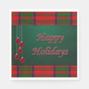 Weihnachtsbuch Napkins, glücklicher Urlaub Serviette