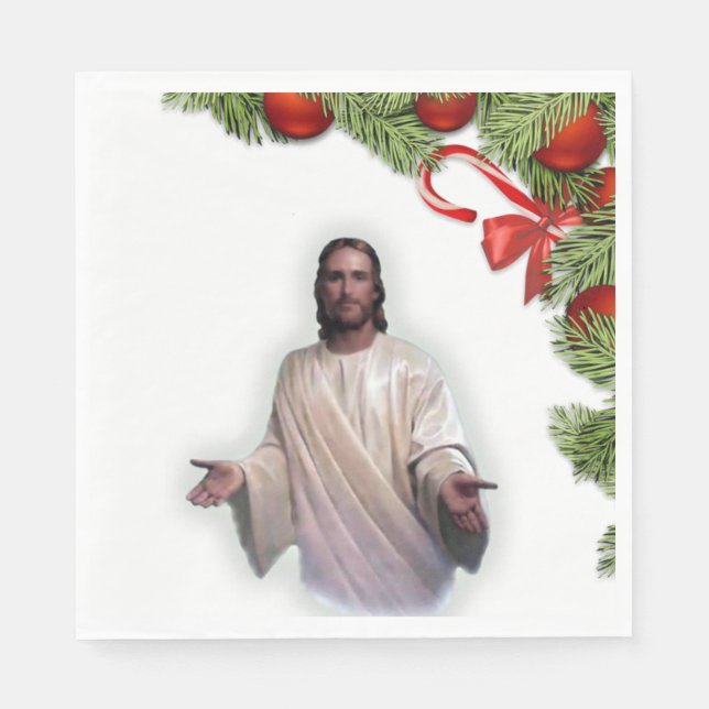 Weihnachtsbuch Napkins, Jesus Christus Serviette (Vorderseite)