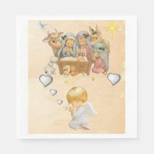 Weihnachtsbuch Napkins, Jesus Christus Serviette