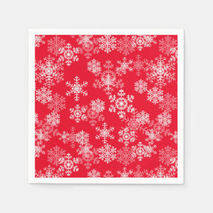 Weihnachtsbuch Napkins-Schneeflocken Papier Napkin Serviette