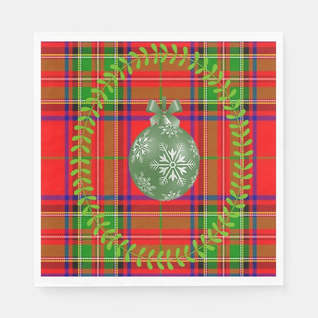 Weihnachtsbuch Napkins Serviette (Vorderseite)