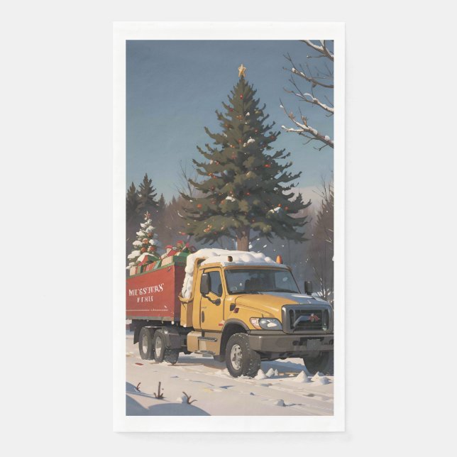 Weihnachtsbuch Napkins Serviette (Vorderseite)