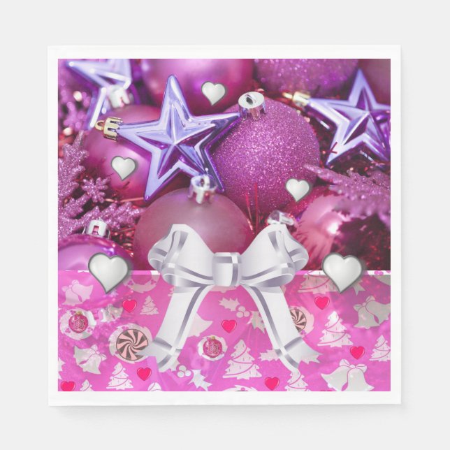 Weihnachtsbuch Napkins Serviette (Vorderseite)