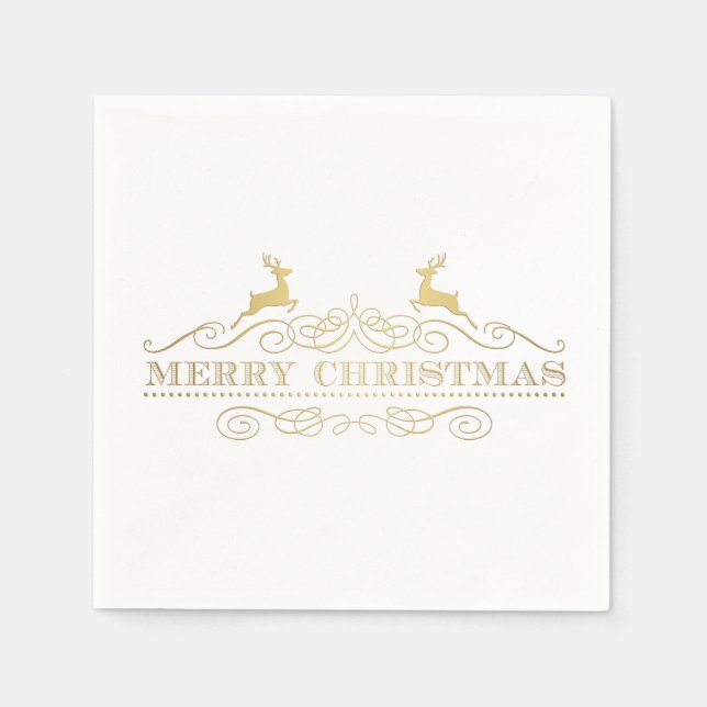 Weihnachtsbuch Napkins Serviette (Vorderseite)