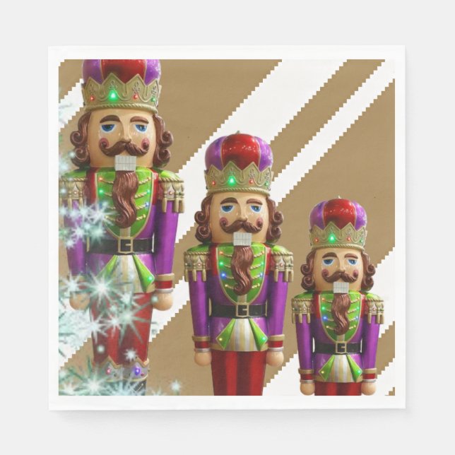 Weihnachtsbuch Napkins, Soldat Serviette (Vorderseite)