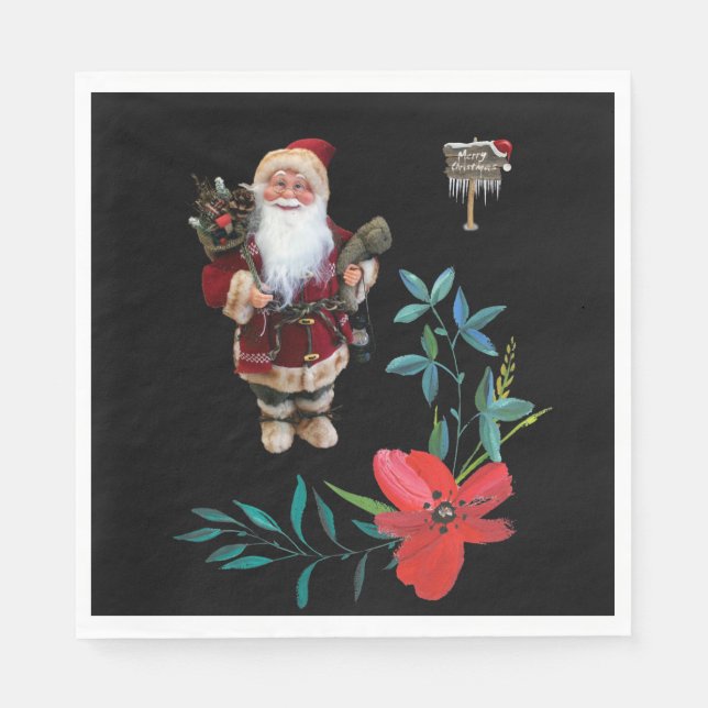Weihnachtsbuch Napkins, Weihnachten Serviette (Vorderseite)