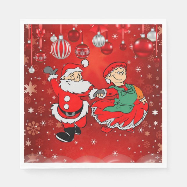 Weihnachtsbuch Napkins, Weihnachten Serviette (Vorderseite)