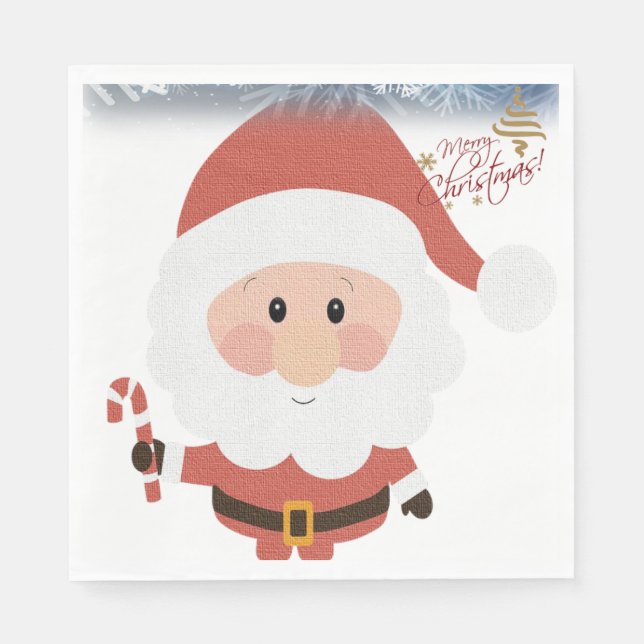 Weihnachtsbuch Napkins, Weihnachten Serviette (Vorderseite)