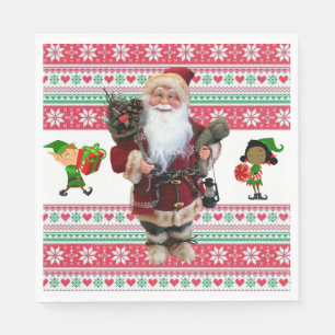 Weihnachtsbuch Napkins, Weihnachten Serviette