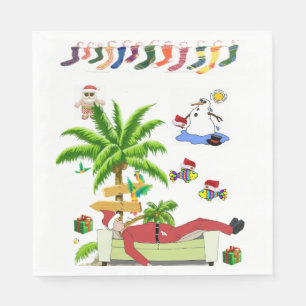 Weihnachtsbuch Napkins, Weihnachten Serviette