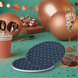 Weihnachtsbuch-Teller | Holiday Party Tab Pappteller